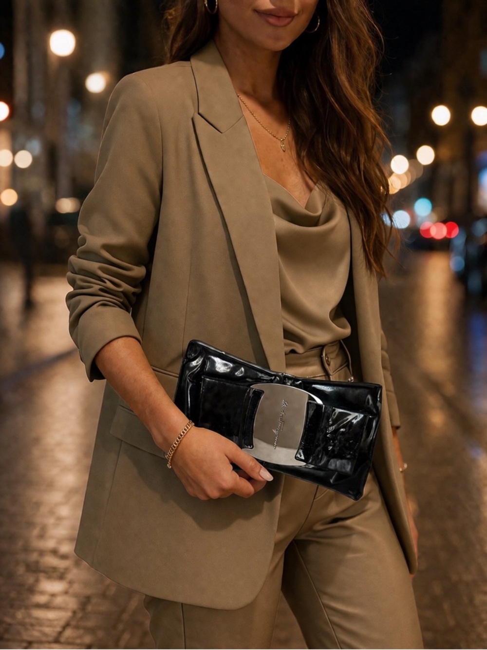 Salvatore Ferragamo Vara Bow Clutch